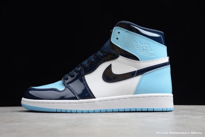 Official Maikesneakers CD0461-401 Air High Jordan OG Retro UNC 1 Patent 0801